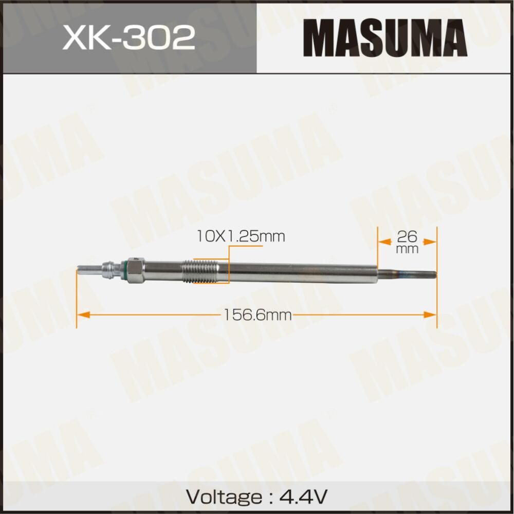 Свеча накаливания MASUMA A-610 /D20DTF (1/10/80). Артикул XK302