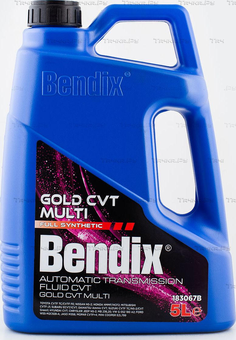 Масло трансмиссионное 5л.  синтетика BENDIX GOLD CVT MULTI TOYOTA CVTF TC/CVTF FE NISSAN NS-2  HONDA. Артикул 183067b
