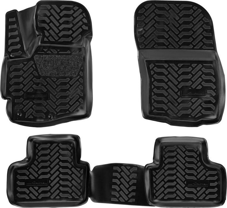 Коврики Airline 3D с высоким бортиком для салона Mitsubishi ASX 2010-2026. Артикул ACM-PS-46