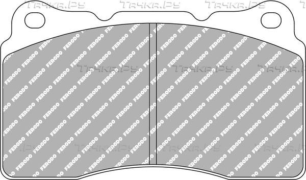 Тормозные колодки FERODO RACING DSUNO для Mitsubishi Lancer VII 1998-2001. Артикул FCP1334Z