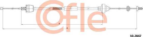 Трос сцепления Cofle. Артикул 92.10.2847