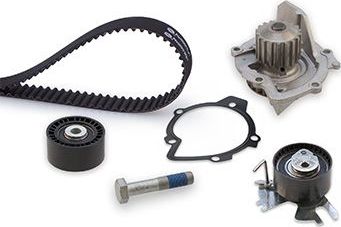 Помпа (водяной насос) с комплектом ремня ГРМ Gates PowerGrip®. Артикул KP15672XS