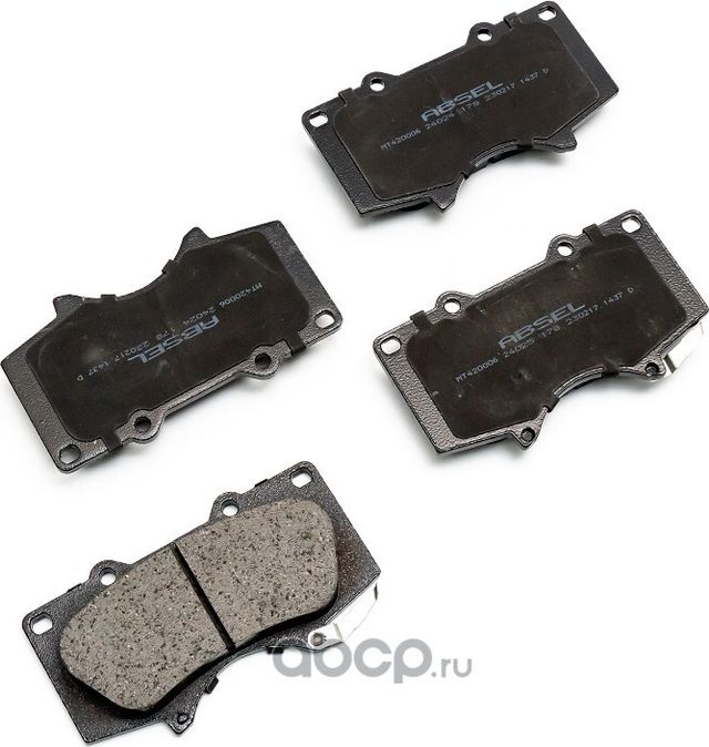 Колодки тормозные передние (Absel). Артикул MT420006