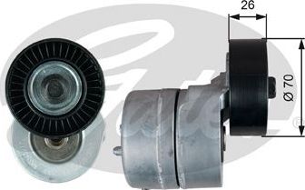 Натяжной ролик (натяжитель) приводного клинового зубчатого ремня Gates DriveAlign®. Артикул T39353