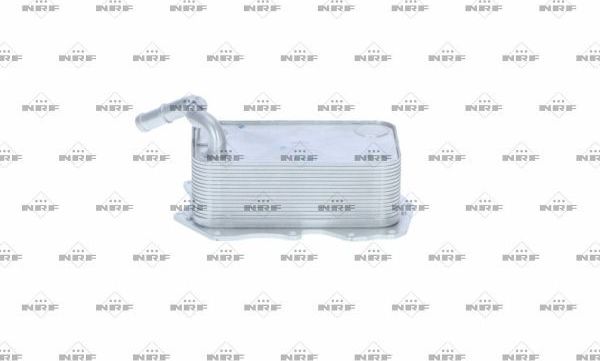 Радиатор масляный (маслоохладитель) для двигателя NRF (алюминий). Артикул 31271