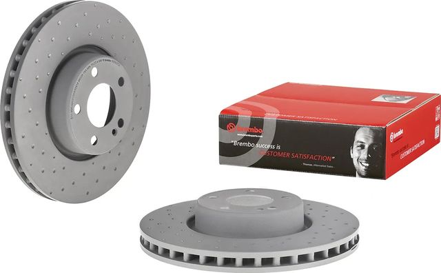 Тормозной диск Brembo Co-Cast передний для Mercedes-Benz C-Класс IV (W205, C205) 2013-2026. Артикул 09.D527.23