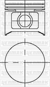 Поршень Yenmak для Ford Sierra I 1984-1989. Артикул 31-03423-000