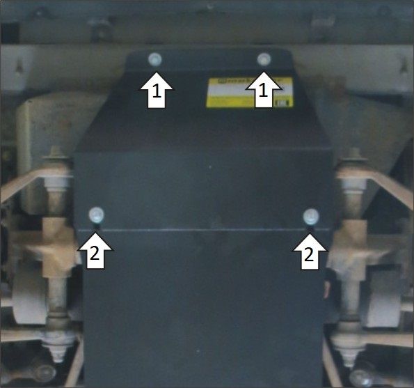 Защита Мотодор для двигателя Chevrolet Niva 2002-2020. Артикул 13005