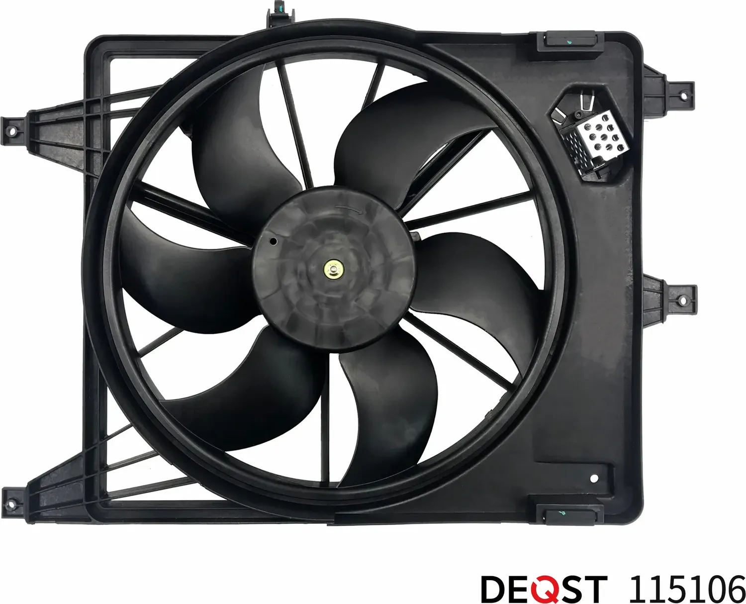 Вентилятор радиатора двигателя RENAULT LOGAN (LS) 09.04 (Deqst). Артикул 115106