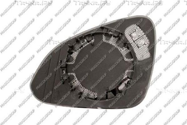 Зеркальное стекло бокового зеркала Prasco правое для Opel Insignia I 2008-2017. Артикул OP0607503
