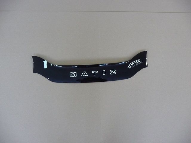 Дефлектор Vip-Tuning для капота (короткий) Ravon Matiz 2015-2026. Артикул RV03