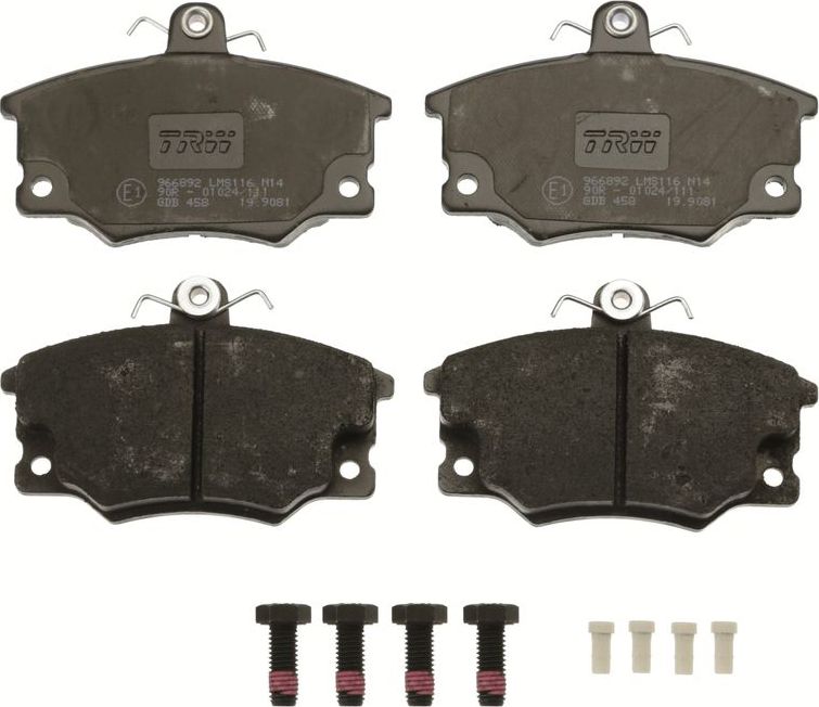 Тормозные колодки TRW COTEC. Артикул GDB458