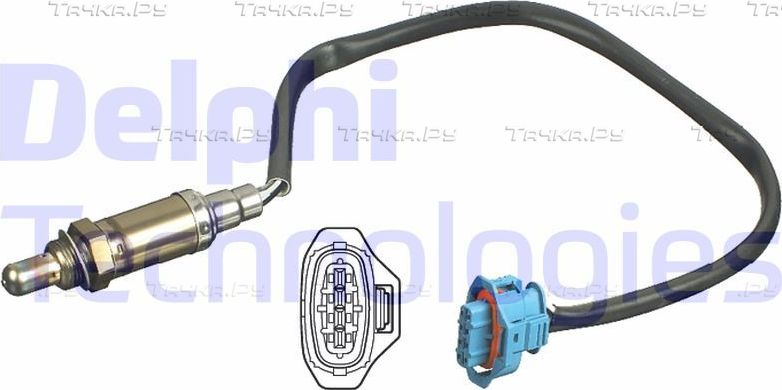 Лямбда-зонд (кислородный датчик) Delphi для Chevrolet Cruze II 2012-2026. Артикул ES11089-12B1
