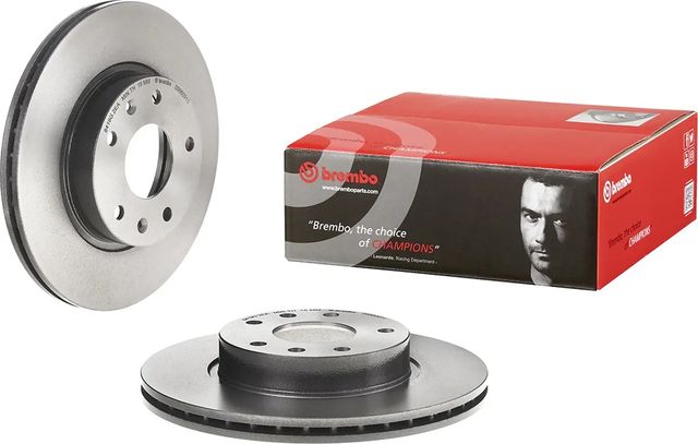Тормозной диск Brembo UV Coated передний для Land Rover Freelander I 2001-2006. Артикул 09.8609.11
