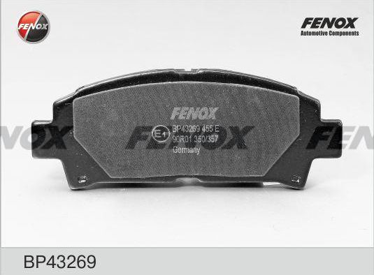 Тормозные колодки Fenox. Артикул BP43269