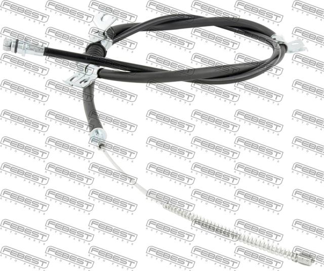Трос ручника (тросик ручного тормоза) Febest задний правый для Mitsubishi Pajero IV 2007-2025. Артикул 04100-V93RH
