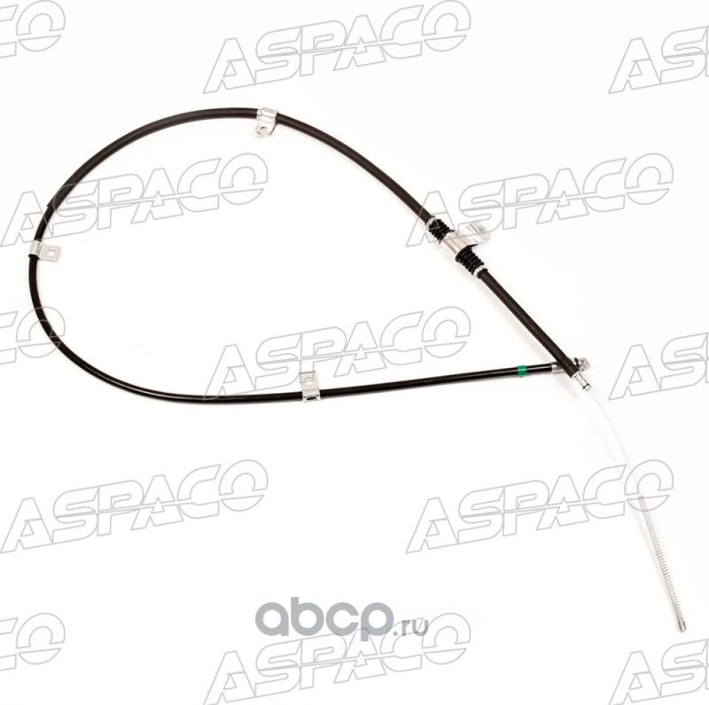 ТРОС СТОЯНОЧНОГО ТОРМОЗА ЛЕВЫЙ (L) MITSUBISHI PAJERO/MONTERO (00-06) (Aspaco). Артикул AP58MR7B