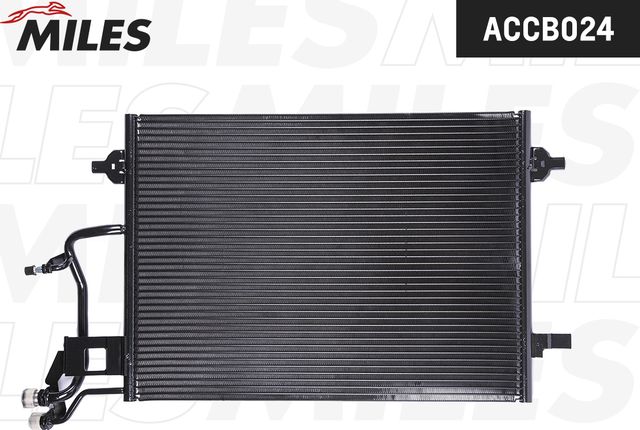 Радиатор кондиционера (конденсатор) Miles (алюминий) для Audi A6 II (C5) 1997-2005. Артикул ACCB024