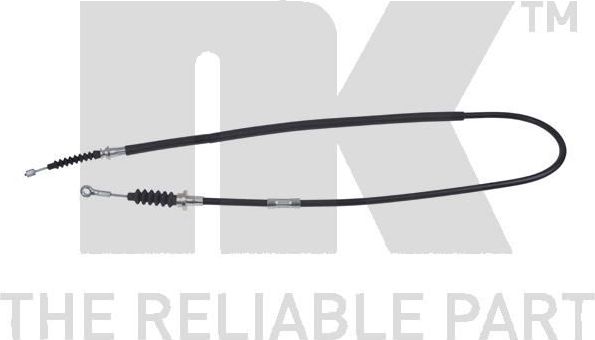 Трос ручника (тросик ручного тормоза) NK левый для Isuzu Trooper I 1984-1991. Артикул 901401
