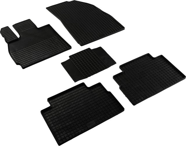 Коврики резиновые Seintex с узором сетка для салона Chery Tiggo 9 2024-2026. Артикул 318874