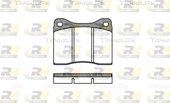 Тормозные колодки RoadHouse передние для Maserati Biturbo 1981-1992. Артикул 2011.00