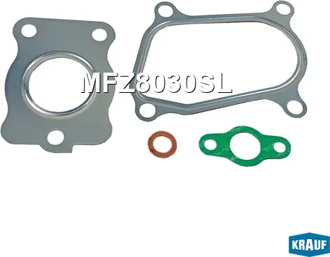 Комплект прокладок турбокомпрессора Krauf. Артикул MFZ8030SL
