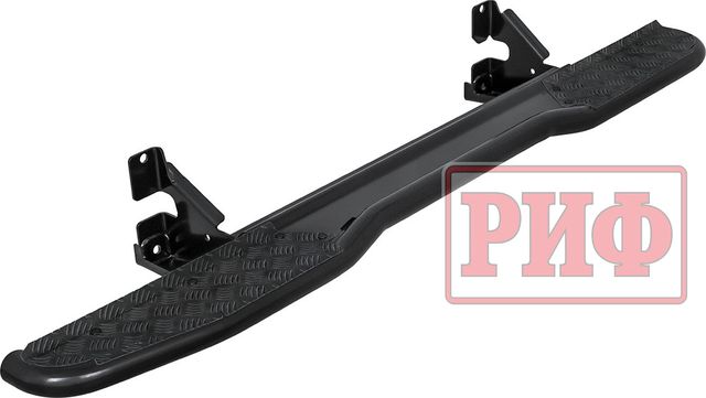Пороги силовые РИФ для Toyota Land Cruiser Prado 120 2002-2009 Чёрные. Артикул RIF120-40000-BL