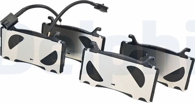 Тормозные колодки Delphi (Low-Metallic) передние для Alfa Romeo Giulia II (952) 2015-2026. Артикул LP3310