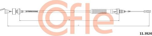 Трос сцепления Cofle для Fiat Ulysse I 1995-2002. Артикул 92.11.3924