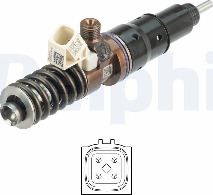 Клапанная форсунка Delphi. Артикул 42015559