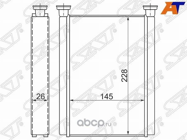 Радиатор отопителя салона TOYOTA CAMRY CV30 01-06 (SAT). Артикул STTY383950