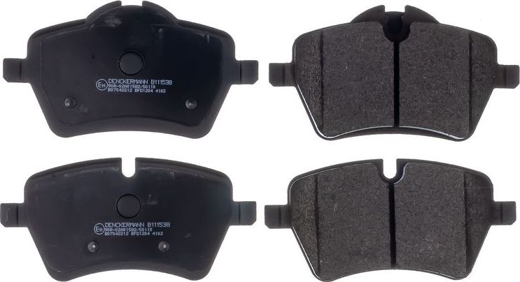 Тормозные колодки Denckermann. Артикул B111538