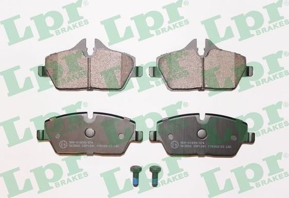 Тормозные колодки LPR передние для MINI Roadster R59 2012-2015. Артикул 05P1241