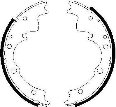 Тормозные колодки Bosch задние для IVECO Daily II 1989-1998. Артикул 0 986 487 287