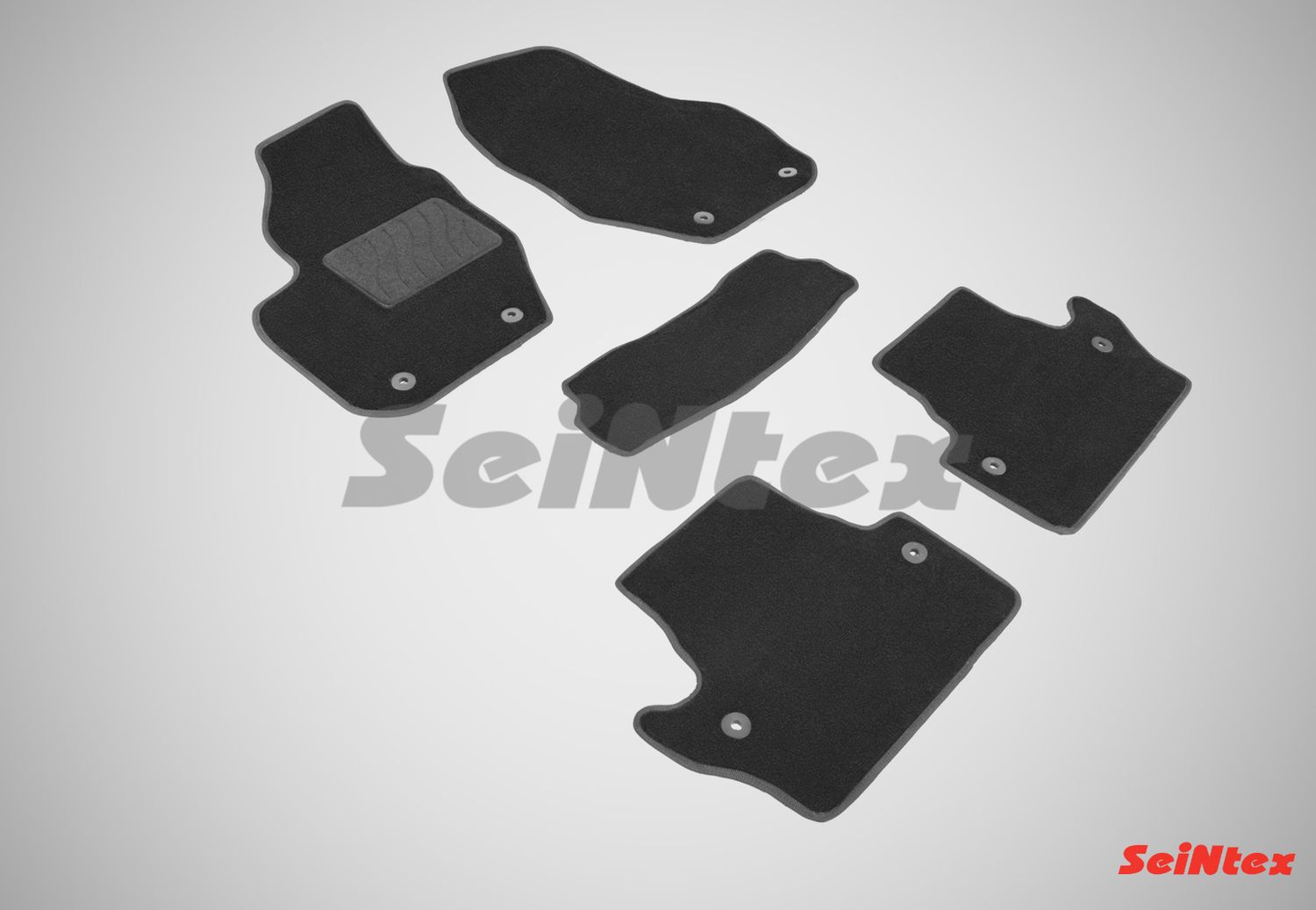 Коврики текстильные Seintex на нескользящей основе для салона Volvo S60 II 2010-2018. Артикул 86281