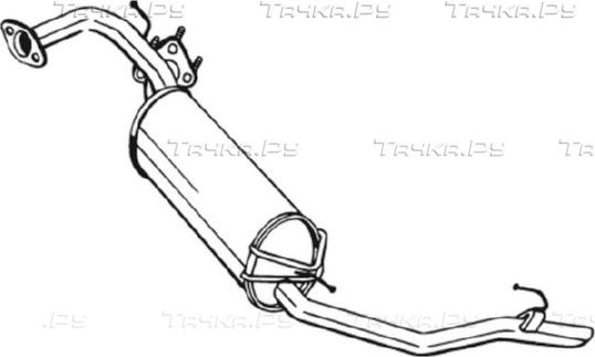 Глушитель Bosal для Honda Civic VIII 2005-2011. Артикул 282-911