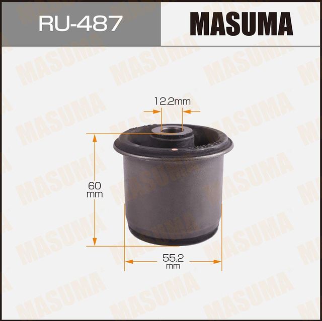 Сайлентблок заднего рычага подвески Masuma. Артикул RU-487