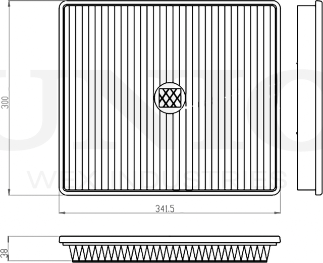 Фильтр воздушный (Unio). Артикул FLT-10208