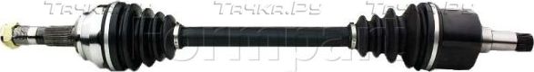 Полуось (привод в сборе, приводной вал) Formpart передняя левая для Peugeot Boxer III 2006-2026. Артикул 14380068/S