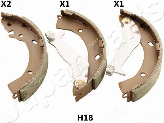 Тормозные колодки Japanparts. Артикул GF-H18AF