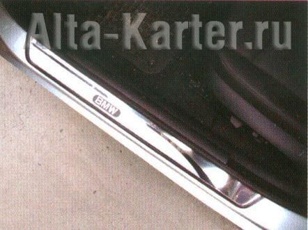 Накладки Omsa Line на пороги для BMW 3 E90 2005-2012. Артикул STEP-BW13