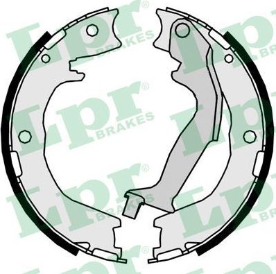 Тормозные колодки (стояночная тормозная система) LPR. Артикул 09940