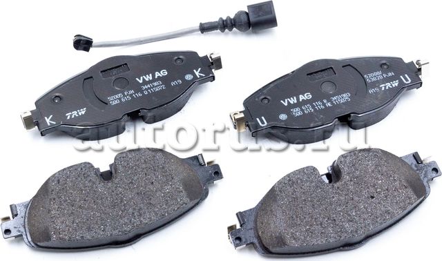 Тормозные колодки VAG передние для Audi A3 III (8V) 2012-2026. Артикул 8V0698151