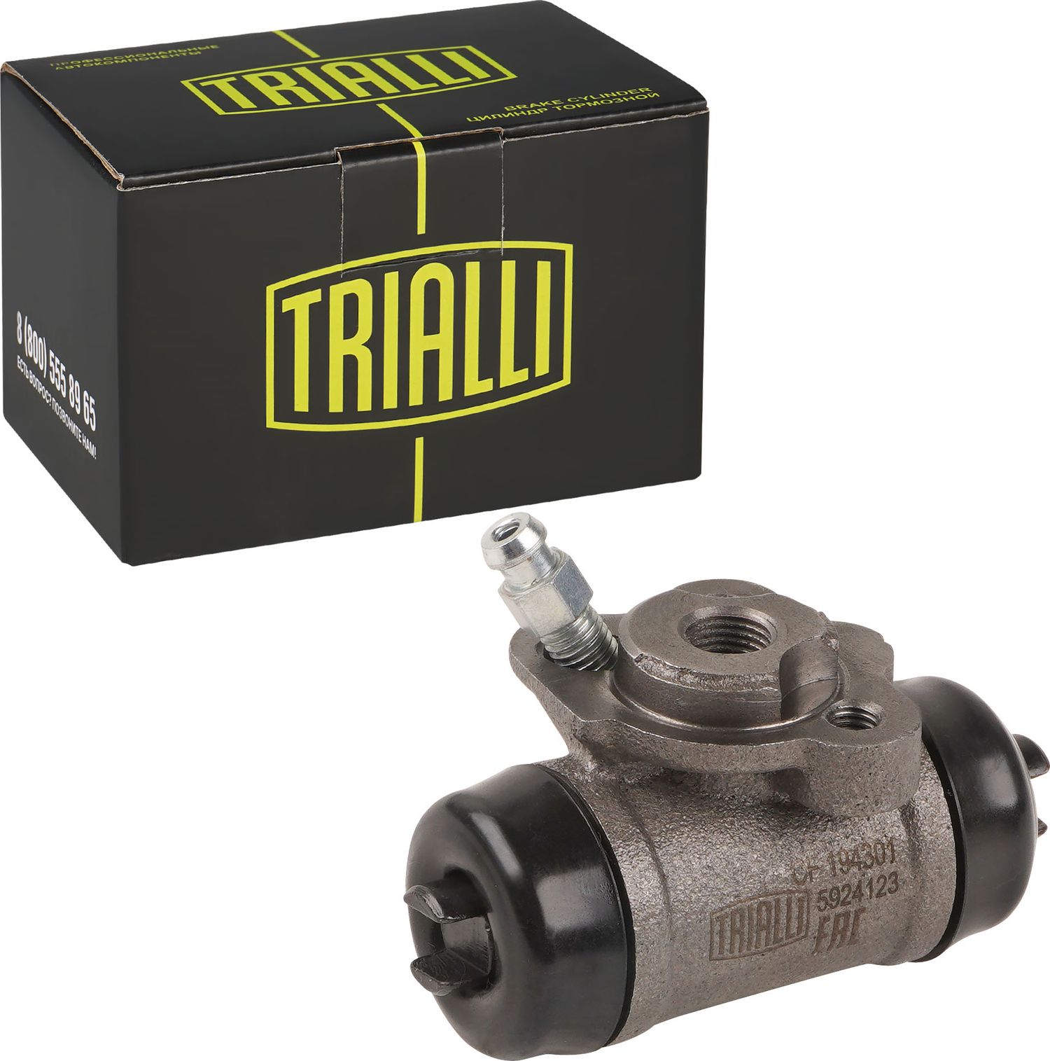 Тормозной цилиндр Trialli (Чугун) задний левый для Toyota Corolla E90 1987-1997. Артикул CF 194301