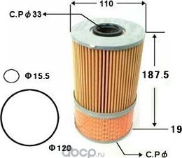 Фильтр (VIC). Артикул O358