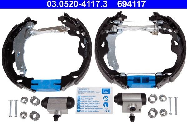 Тормозные колодки ATE Original ATE TopKit. Артикул 03.0520-4117.3