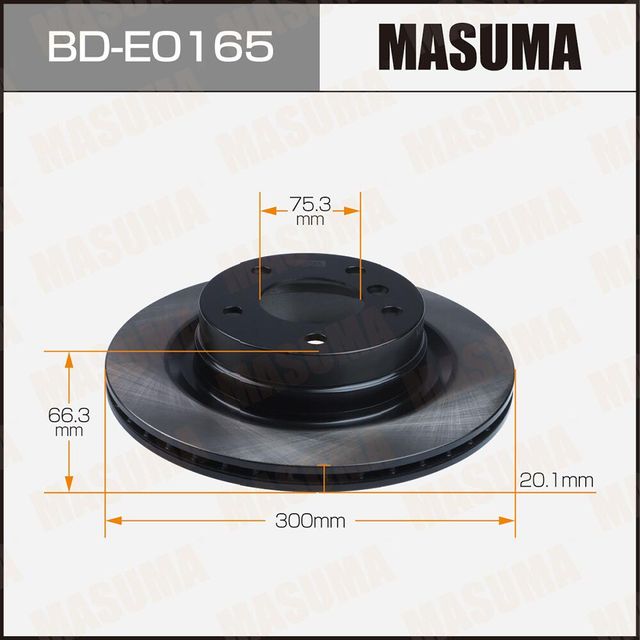 Тормозной диск Masuma. Артикул BD-E0165