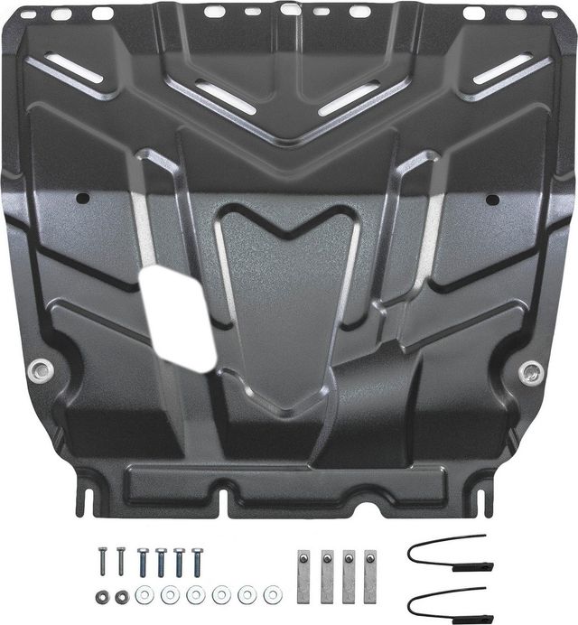 Защита AutoMax для картера + КПП Ford Focus III поколение 2008-2015. Артикул AM.1850.2