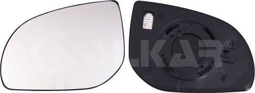 Зеркальное стекло бокового зеркала Alkar левое для Hyundai i20 I 2008-2013. Артикул 6431618