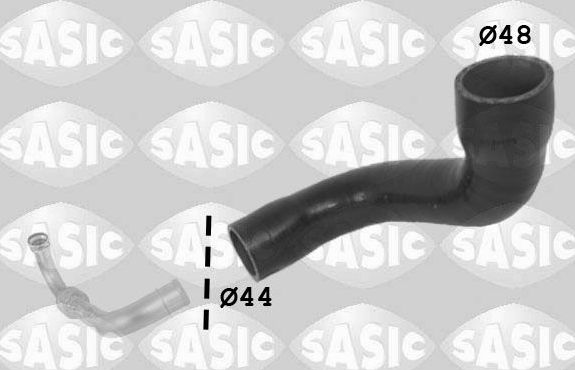 Патрубок интеркулера Sasic для Renault Megane II 2003-2010. Артикул 3334037